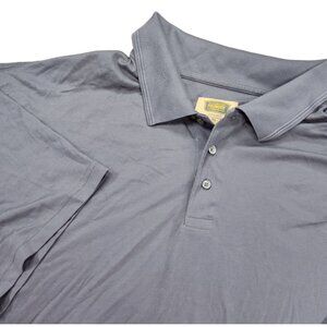 The Foundry Men's Quick-Dri Polo‎ Shirt Gray Mens 5XL